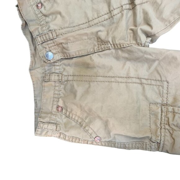 VINTAGE True Religion Cargo Pants Size 34 Brown - Picture 3 of 8